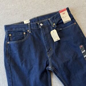 NWT Levi's 505 Regular Fit Jeans Men's Dark Wash Straight Leg 36x34